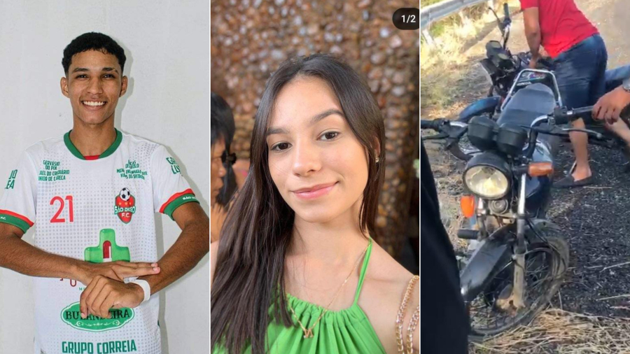 Dois jovens ficam gravemente feridos após moto sobrar em curva, em Sousa, Sertão da Paraíba 